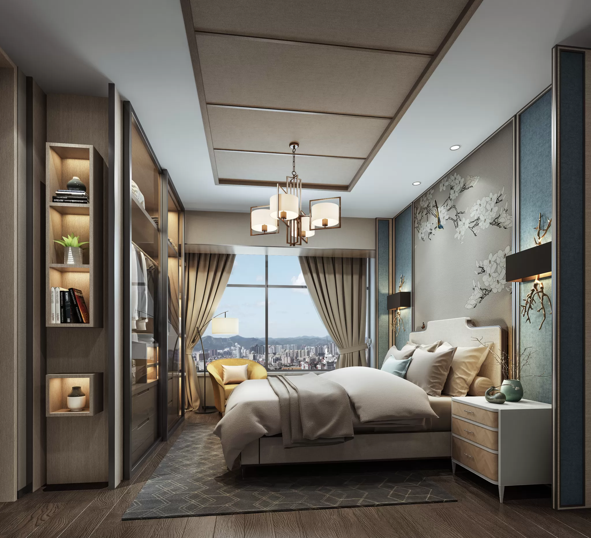 DESMOD INTERIOR 2021 (VRAY)/5. BEDROOM – 2. CHINESE STYLES – 012
