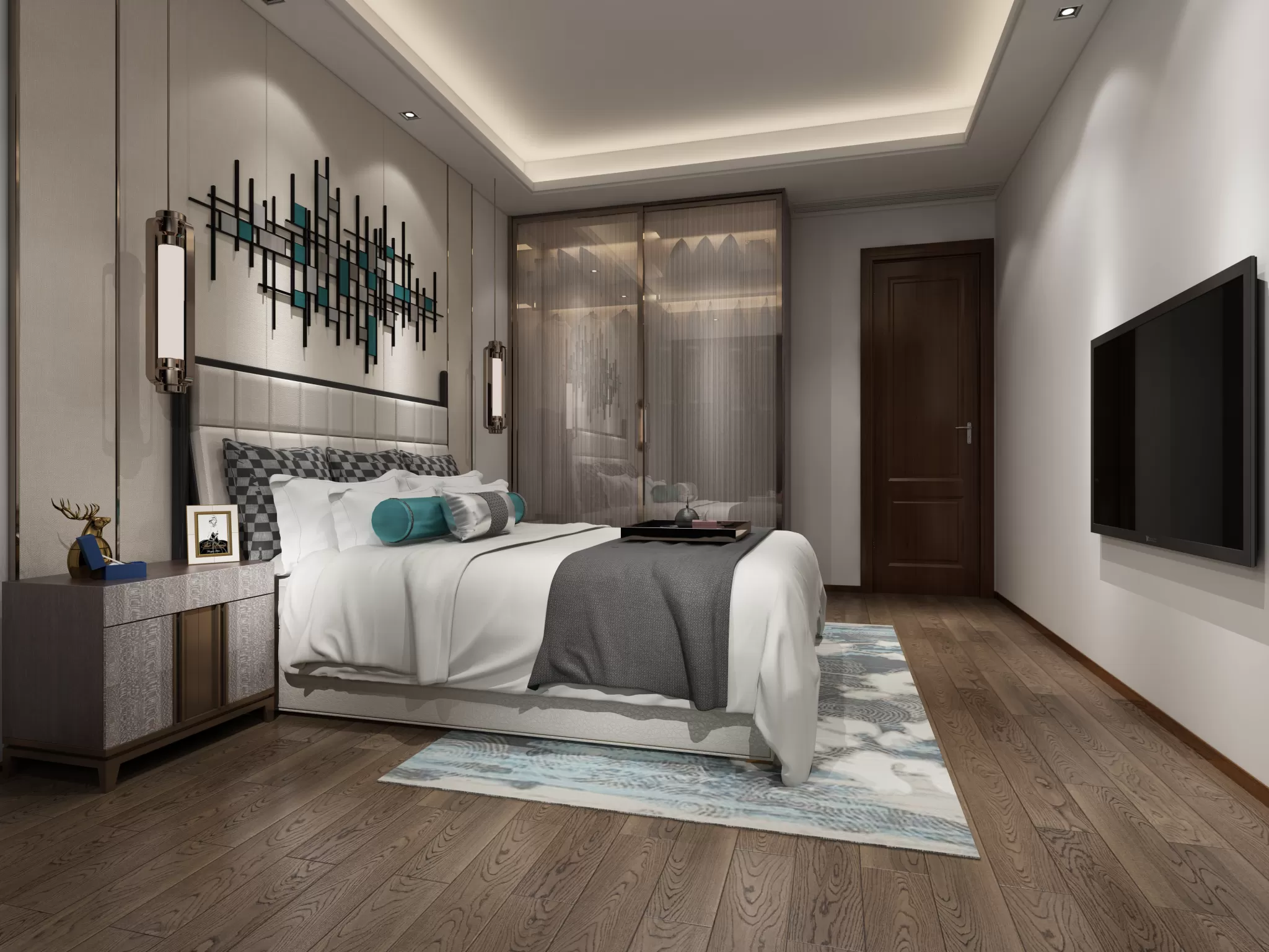 DESMOD INTERIOR 2021 (VRAY)/5. BEDROOM – 2. CHINESE STYLES – 033