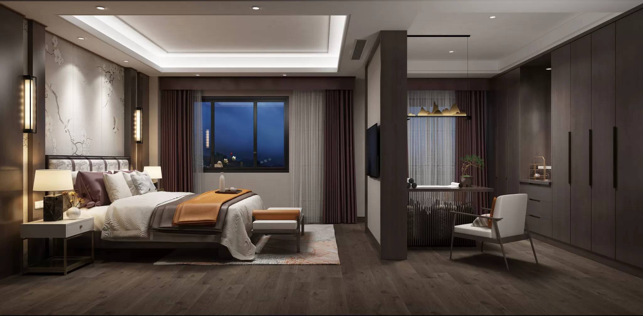 DESMOD INTERIOR 2021 (VRAY)/5. BEDROOM – 2. CHINESE STYLES – 046