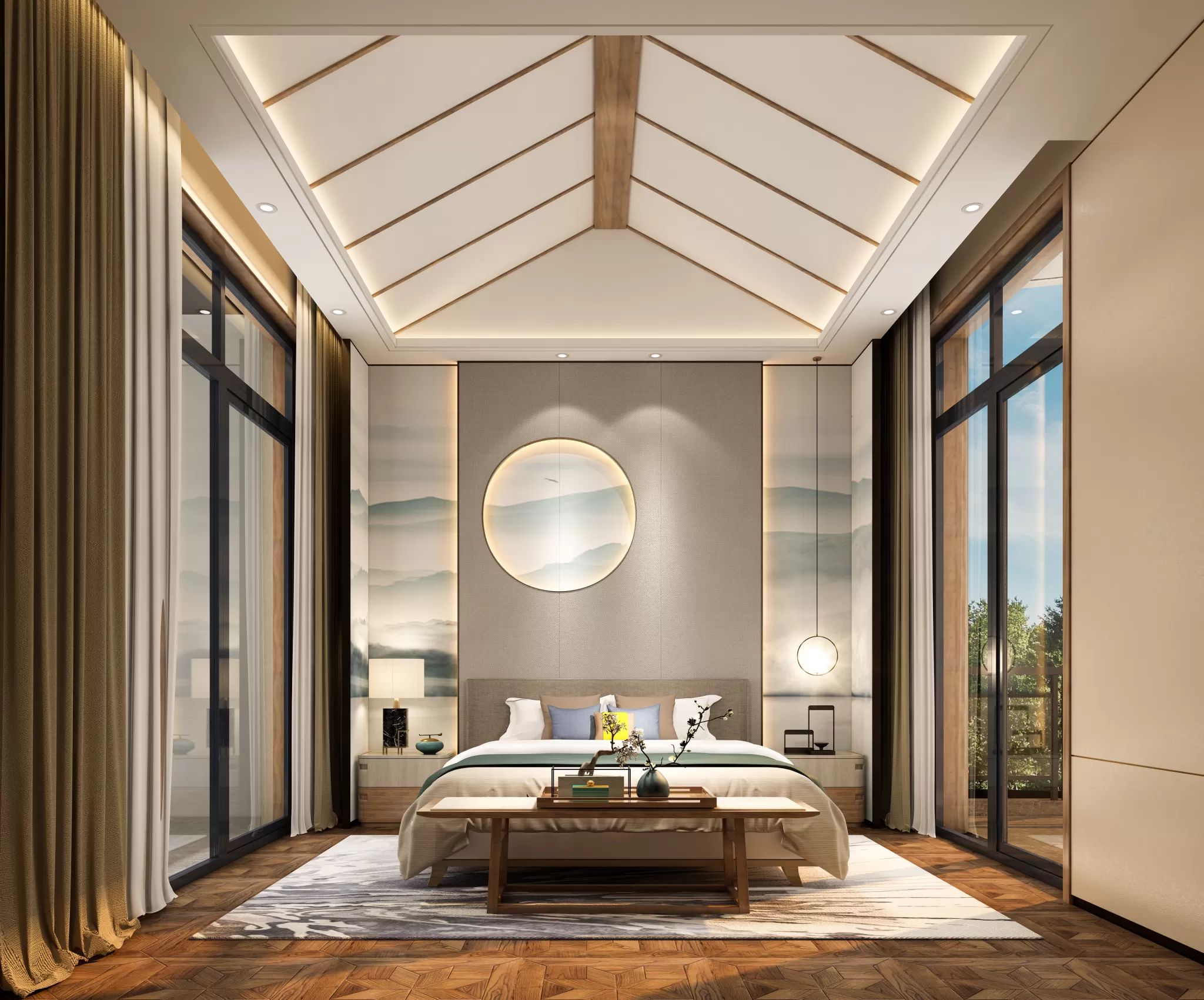 DESMOD INTERIOR 2021 (VRAY)/5. BEDROOM – 2. CHINESE STYLES – 062