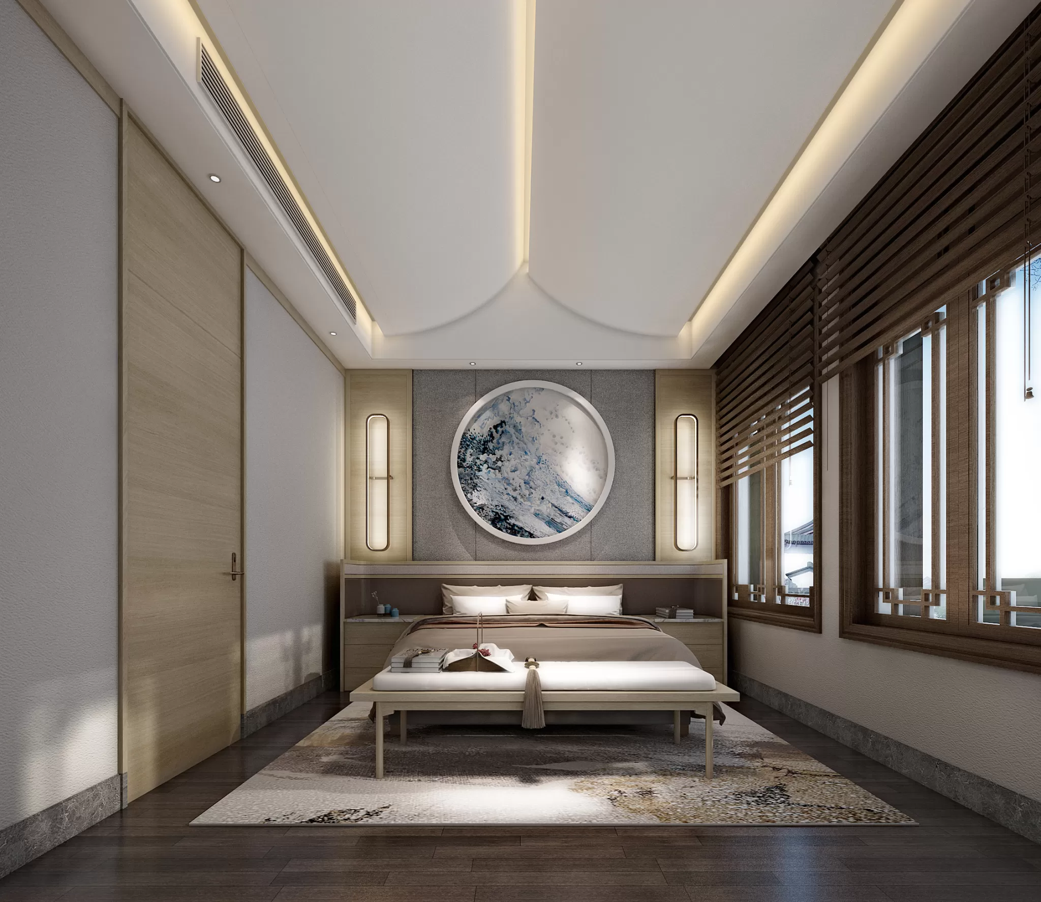 DESMOD INTERIOR 2021 (VRAY)/5. BEDROOM – 2. CHINESE STYLES – 066