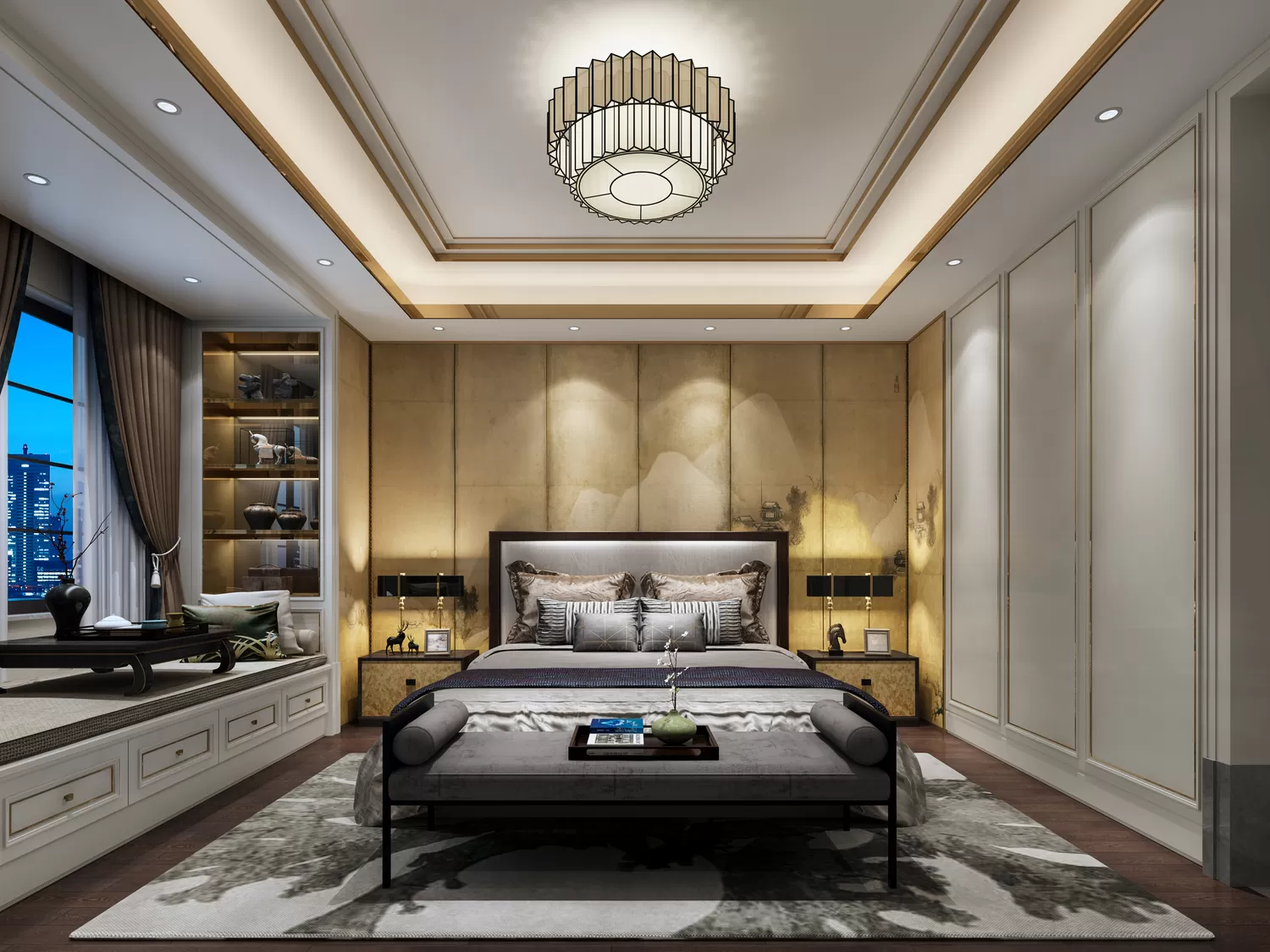 DESMOD INTERIOR 2021 (VRAY)/5. BEDROOM – 2. CHINESE STYLES – 077