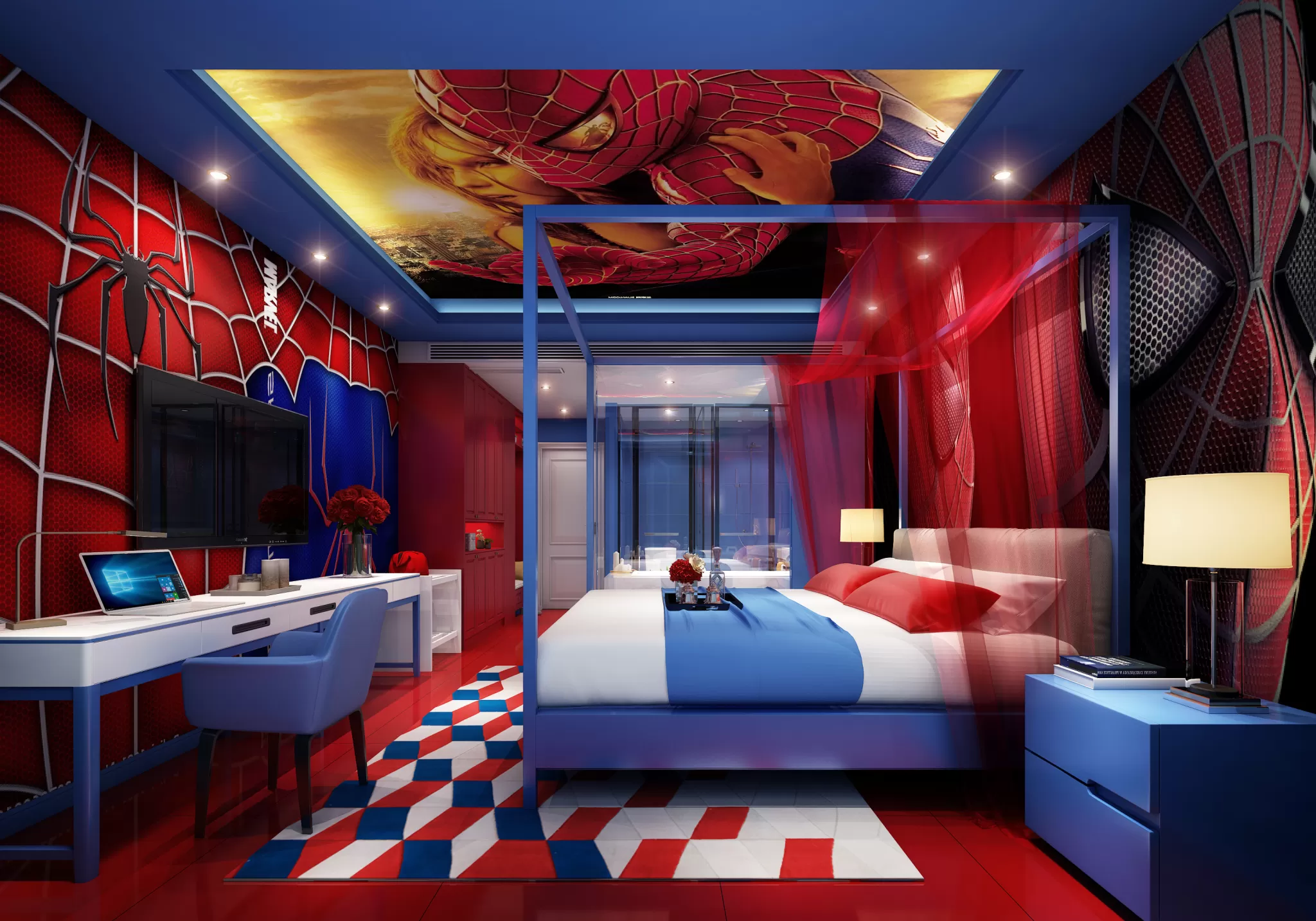 DESMOD INTERIOR 2021 (VRAY)/5. BEDROOM – 2. CHINESE STYLES – 110