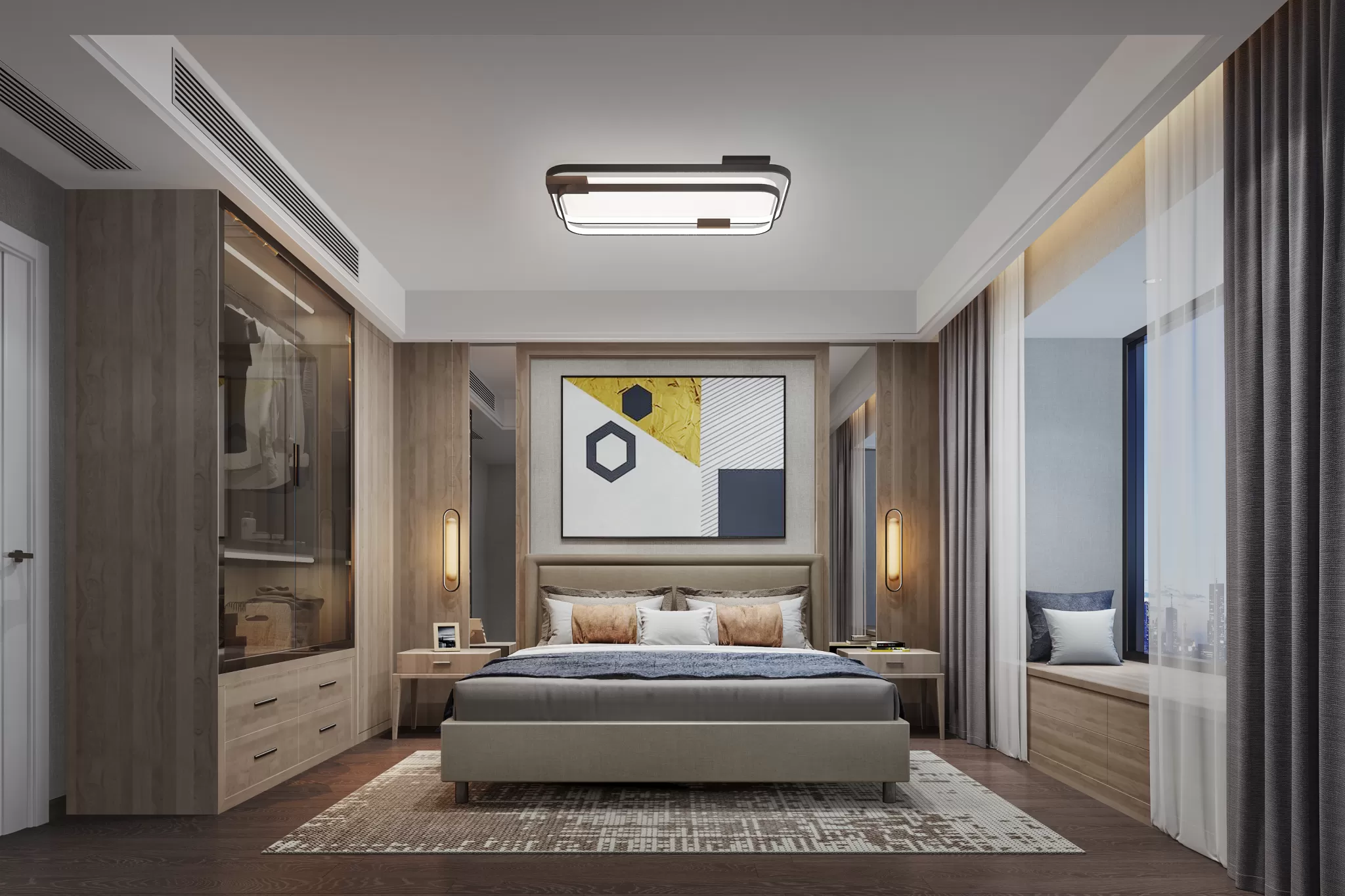 DESMOD INTERIOR 2021 (VRAY)/5. BEDROOM – 2. CHINESE STYLES – 134