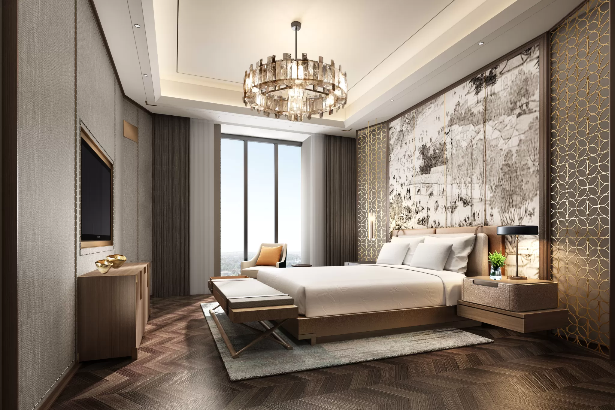 DESMOD INTERIOR 2021 (VRAY)/5. BEDROOM – 2. CHINESE STYLES – 147