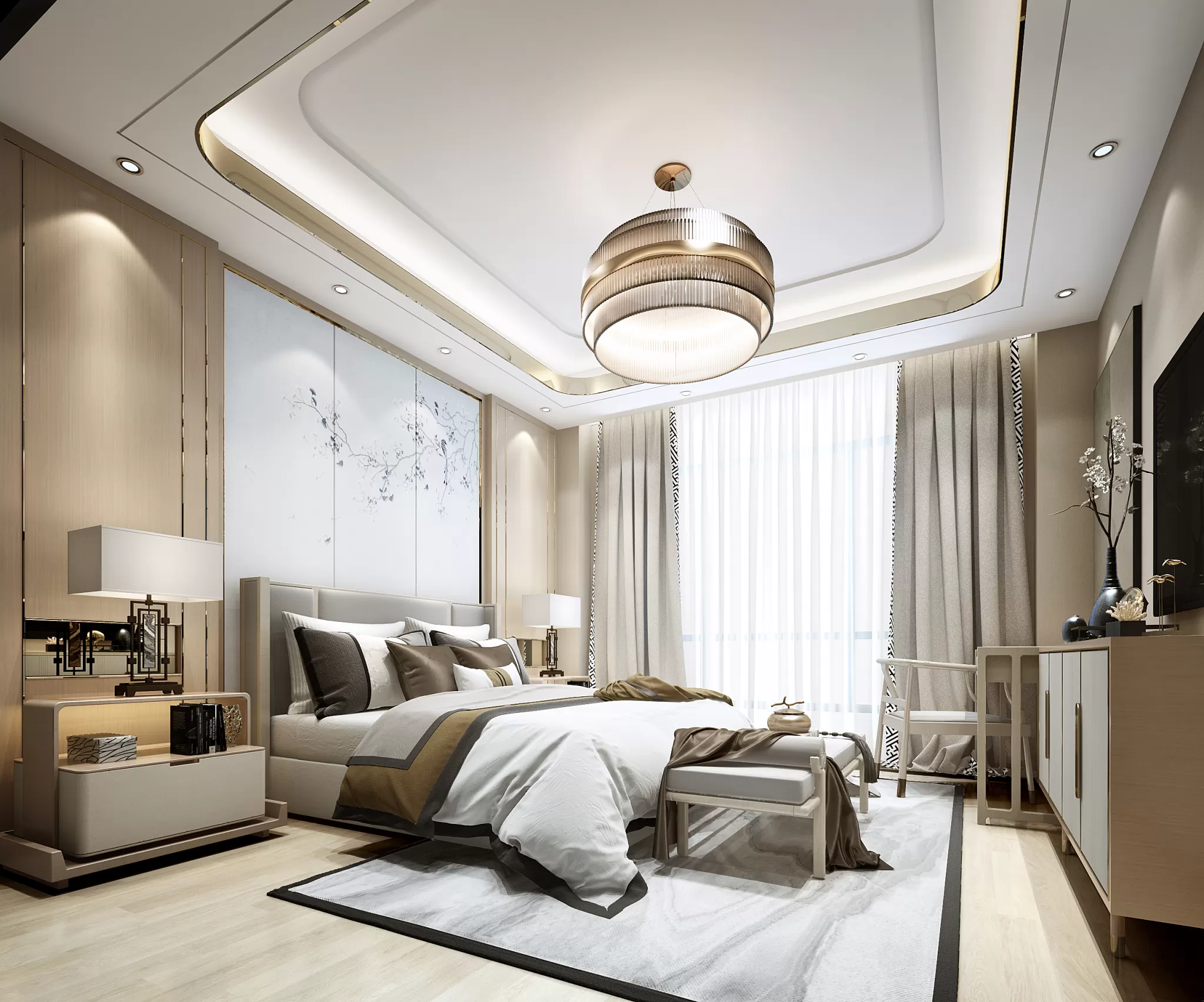 DESMOD INTERIOR 2021 (VRAY)/5. BEDROOM – 2. CHINESE STYLES – 153