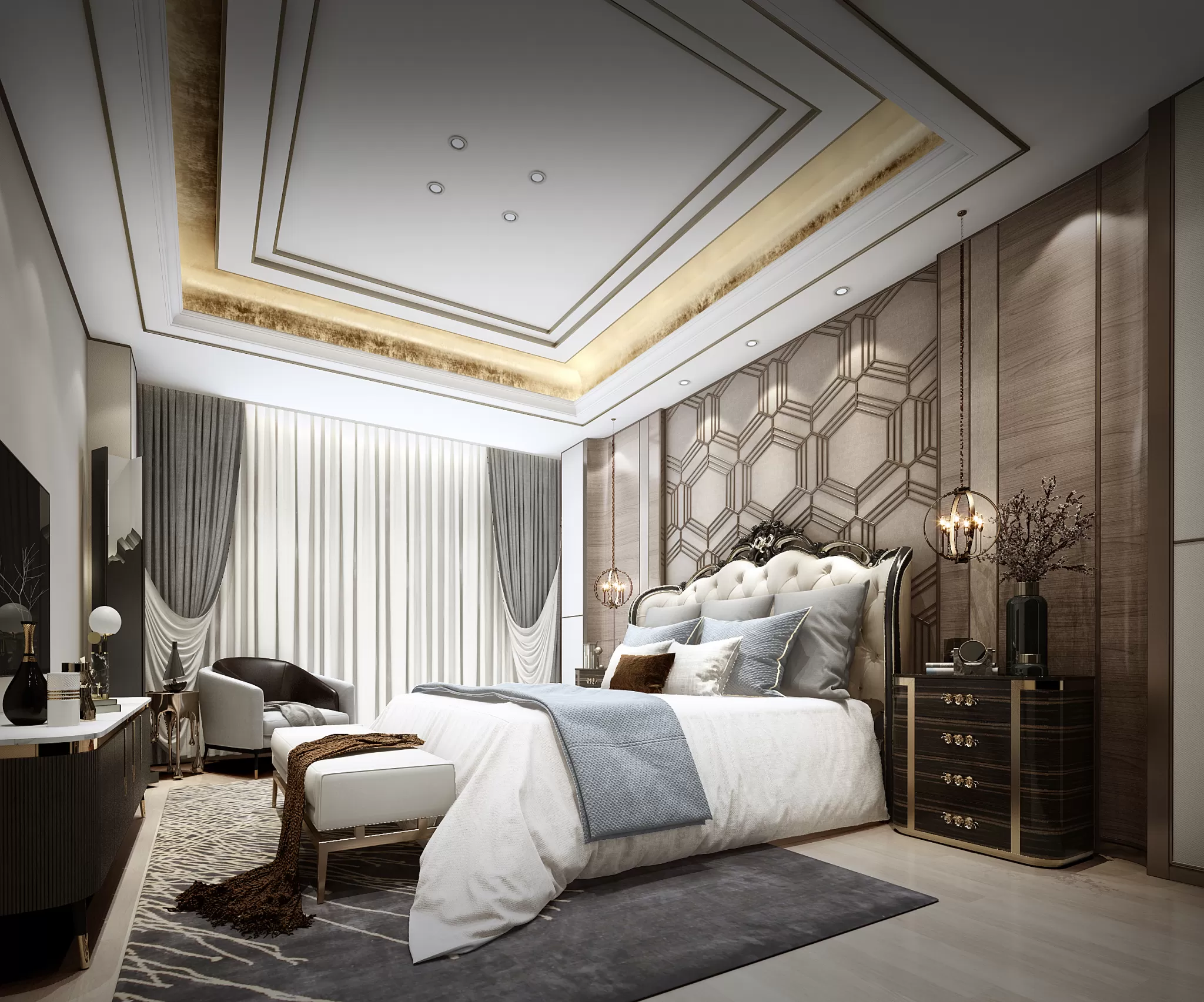 DESMOD INTERIOR 2021 (VRAY)/5. BEDROOM – 2. CHINESE STYLES – 154