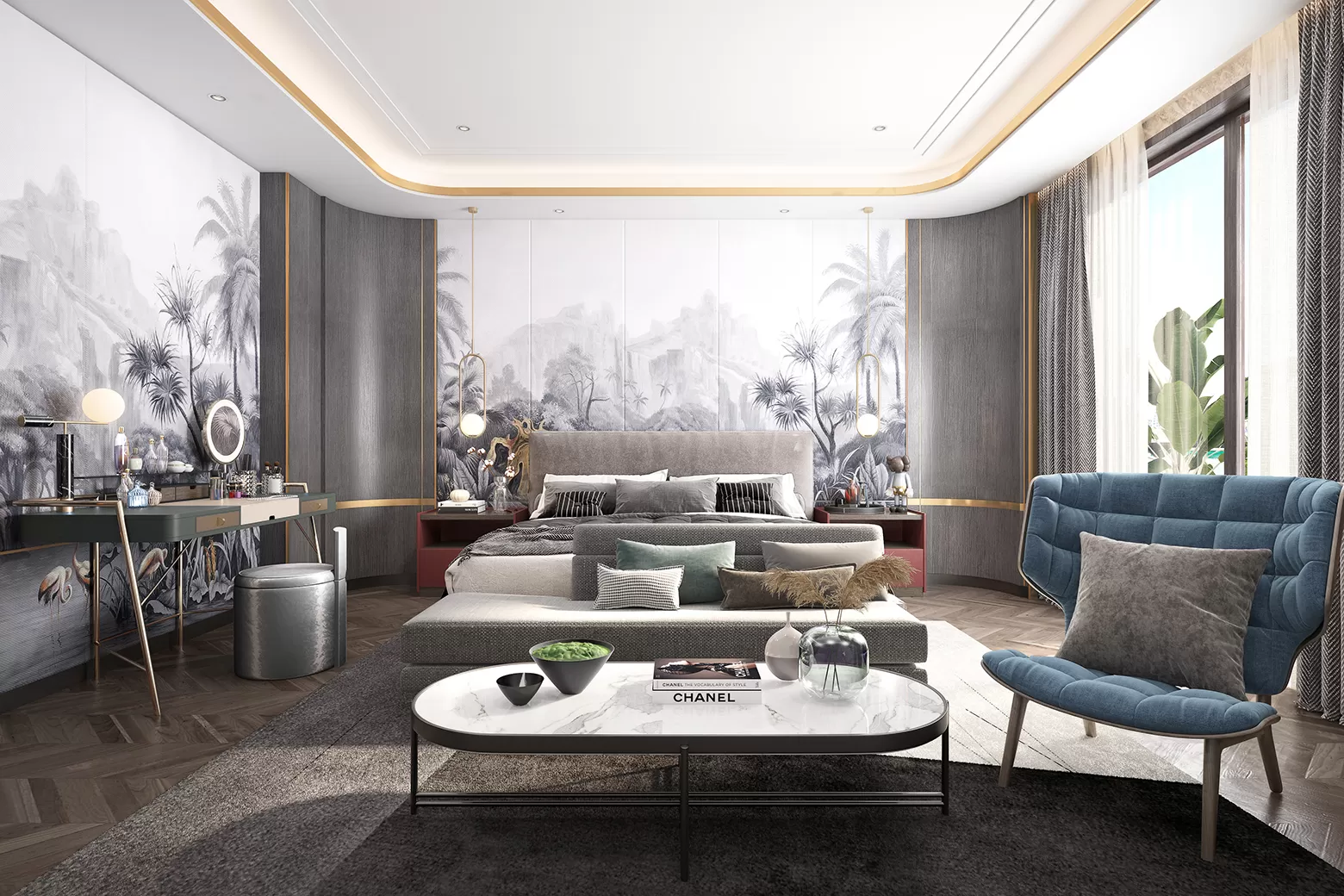 DESMOD INTERIOR 2021 (VRAY)/5. BEDROOM – 2. CHINESE STYLES – 172