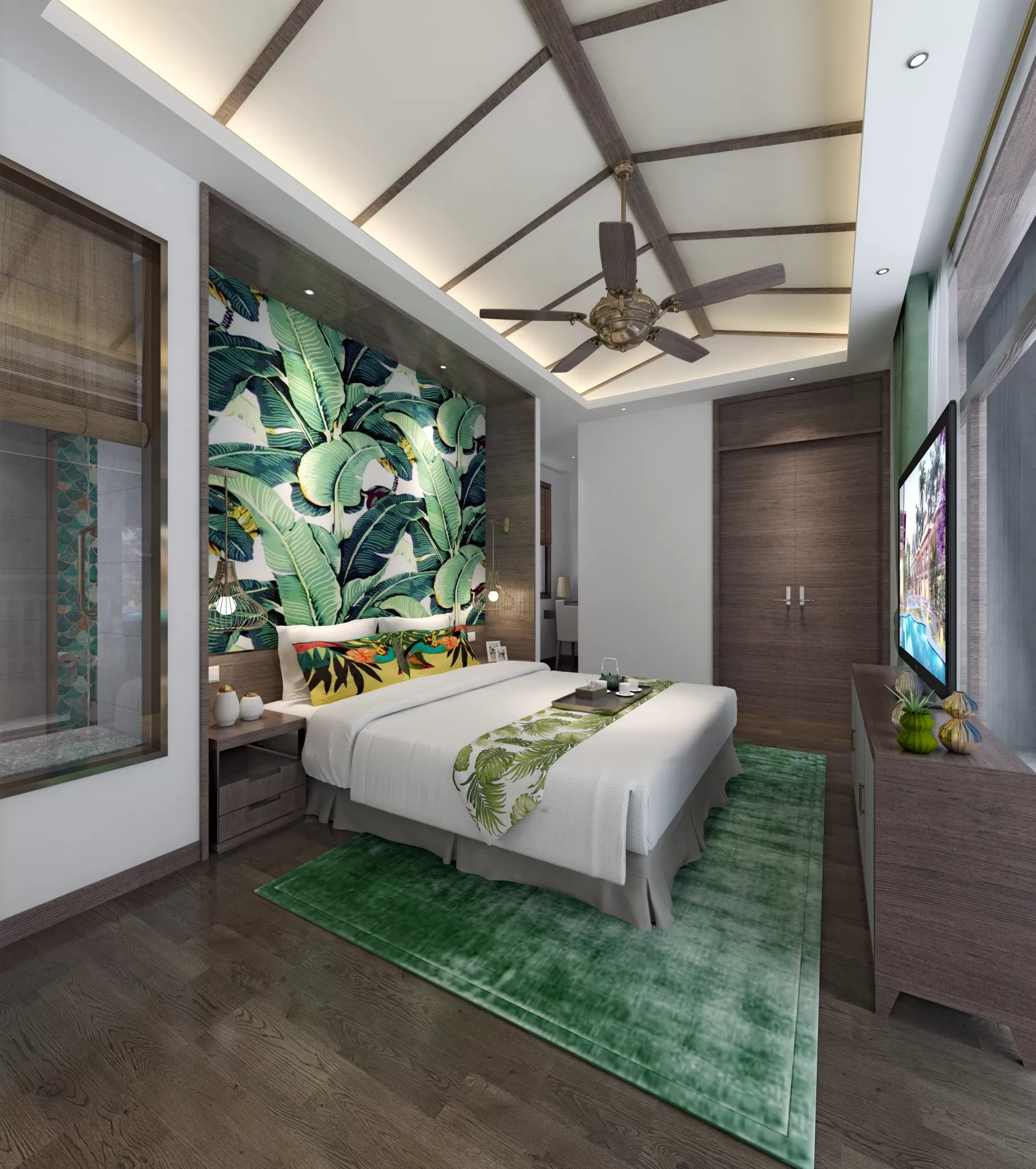 DESMOD INTERIOR 2021 (VRAY)/5. BEDROOM – 2. CHINESE STYLES – 173