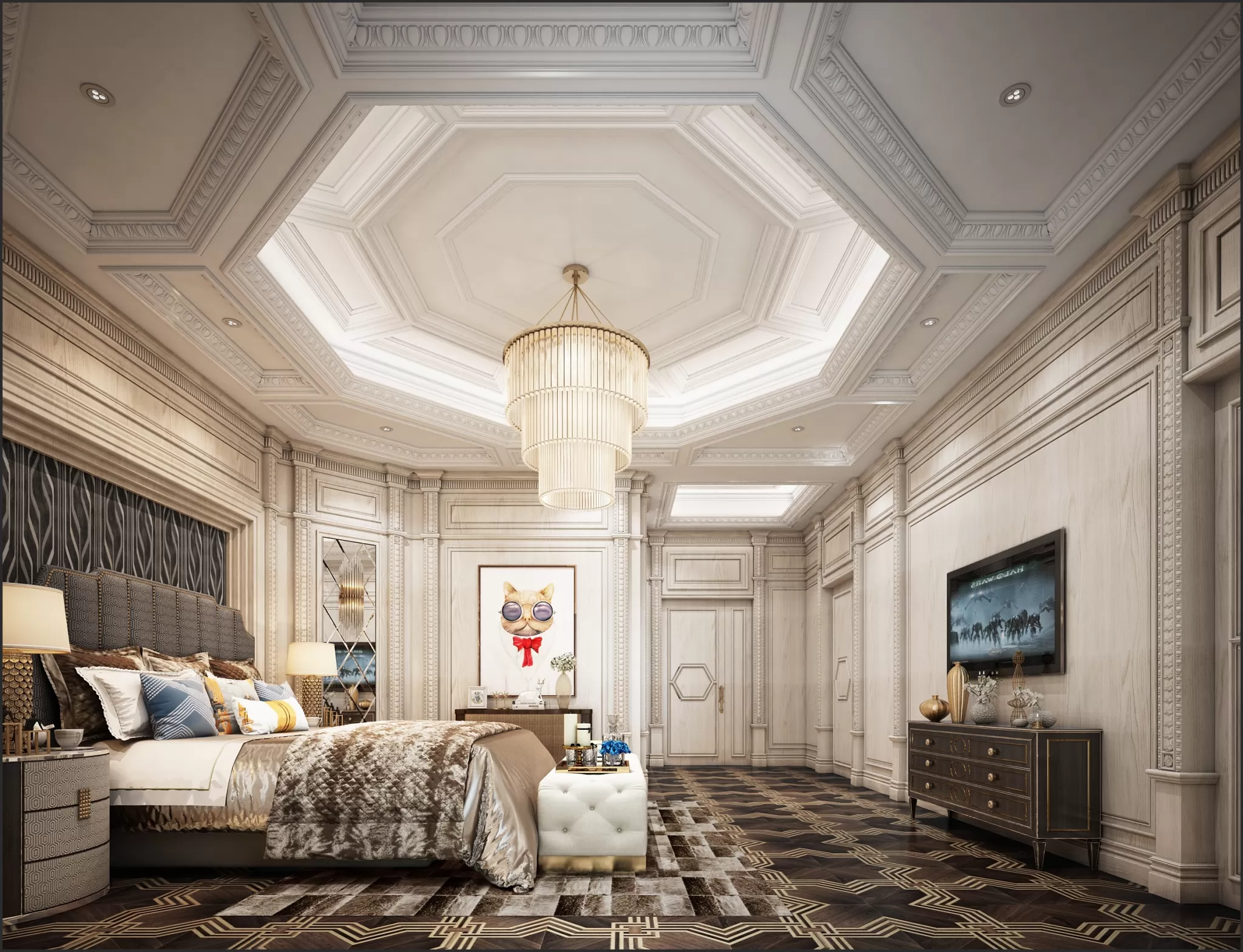 DESMOD INTERIOR 2021 (VRAY)/5. BEDROOM – 3. EUROPEAN – 005