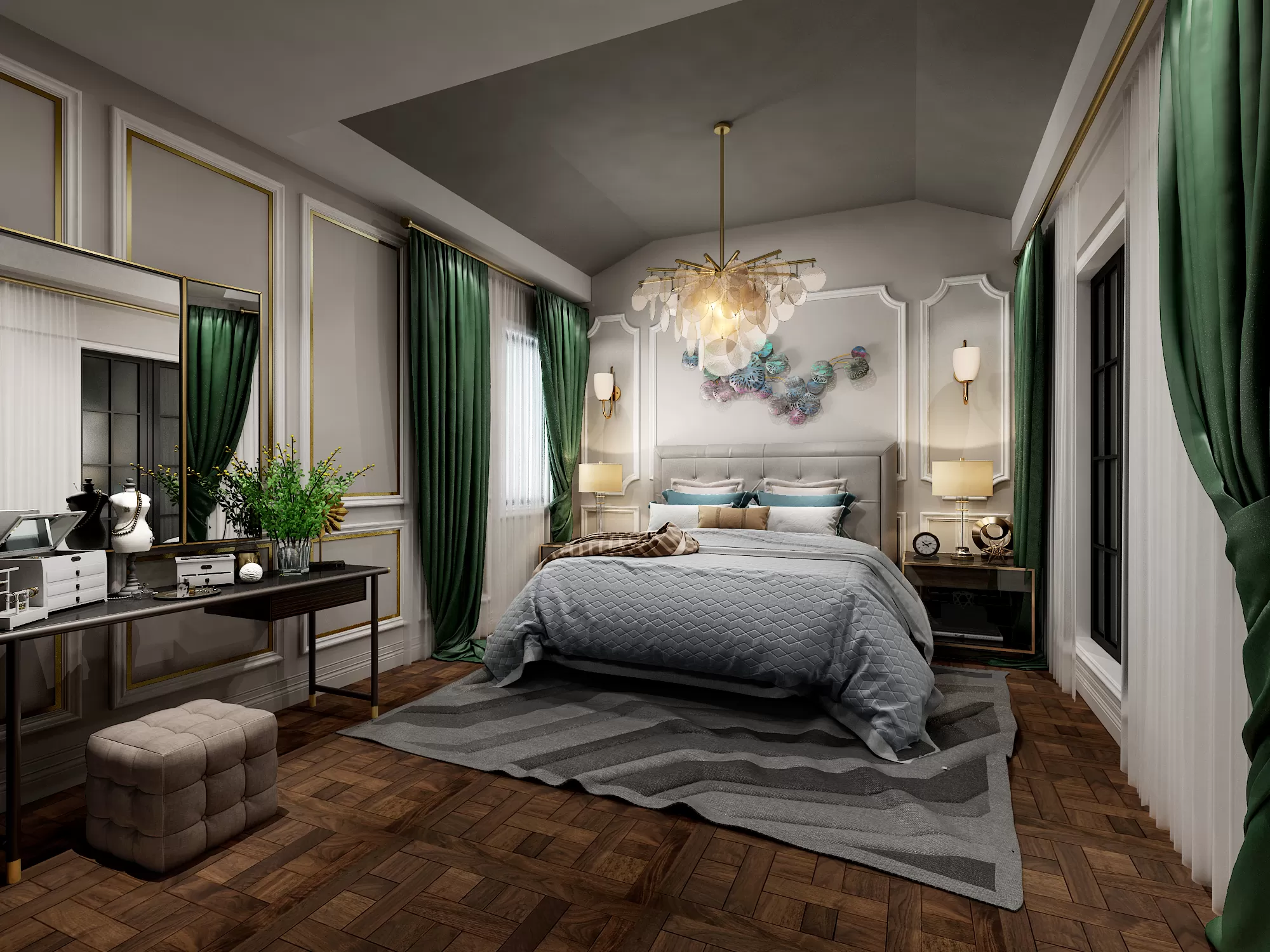 DESMOD INTERIOR 2021 (VRAY)/5. BEDROOM – 3. EUROPEAN – 006