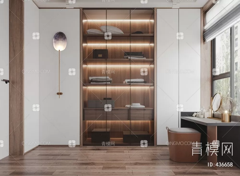 Wardrobe 3D Models – 015