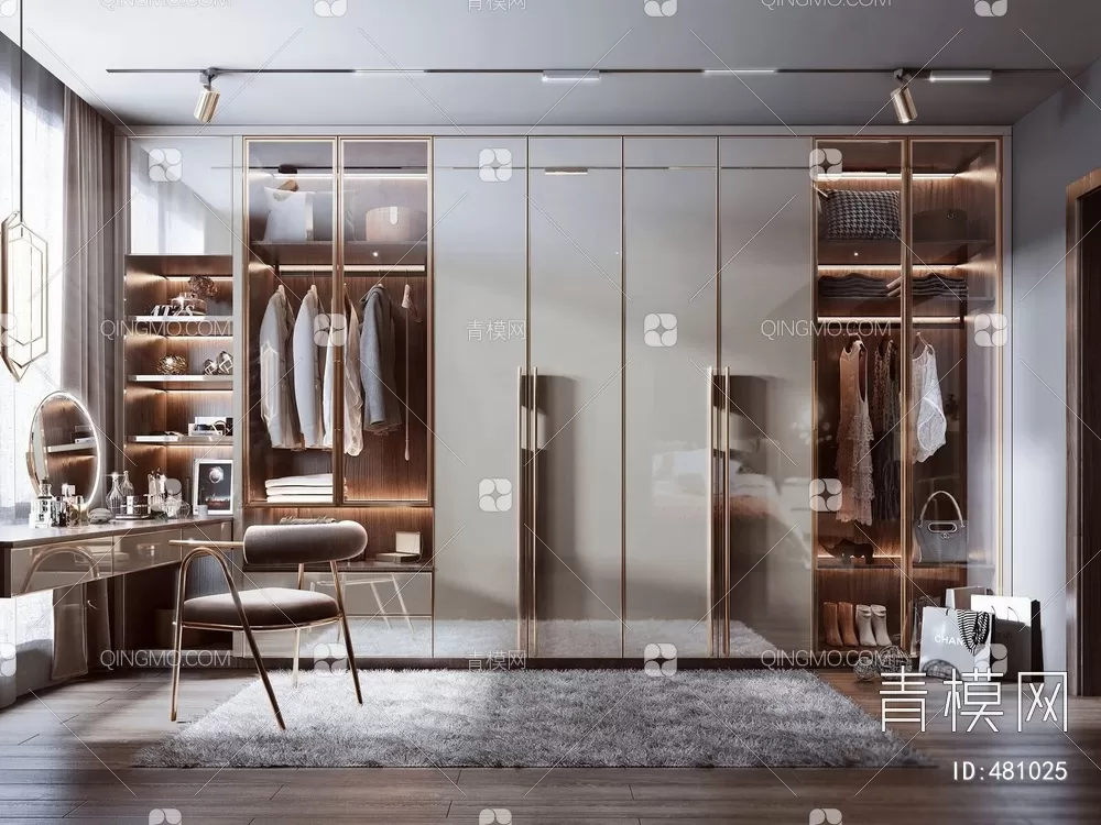 Wardrobe 3D Models – 063