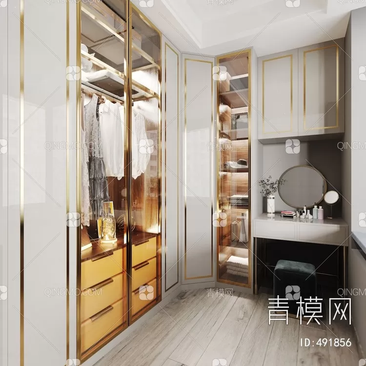 Wardrobe 3D Models – 074