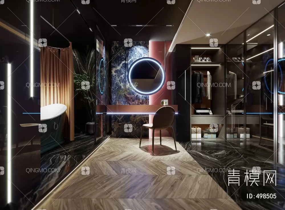 Wardrobe 3D Models – 083