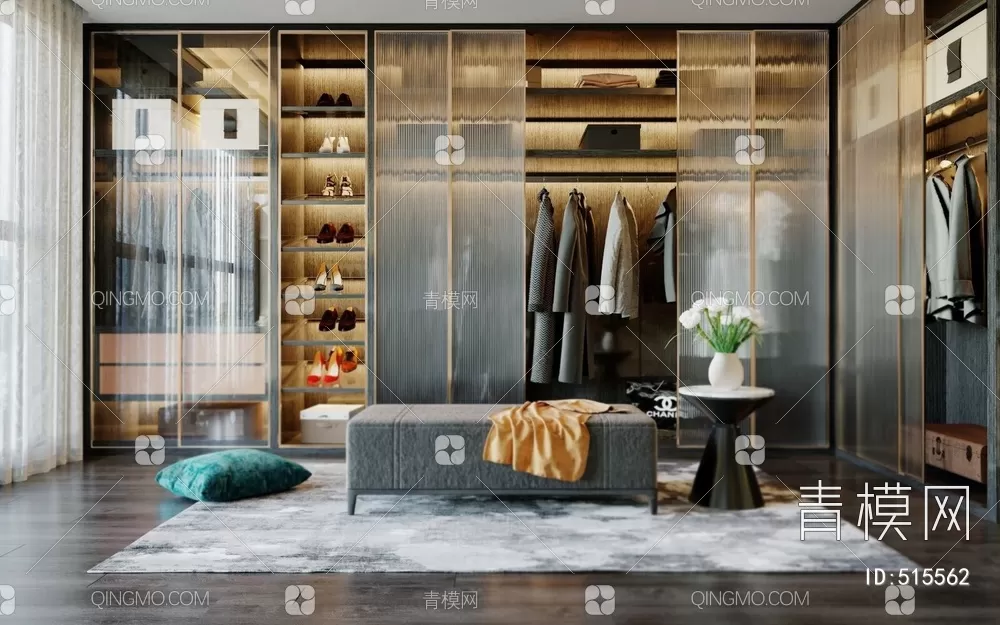 Wardrobe 3D Models – 096