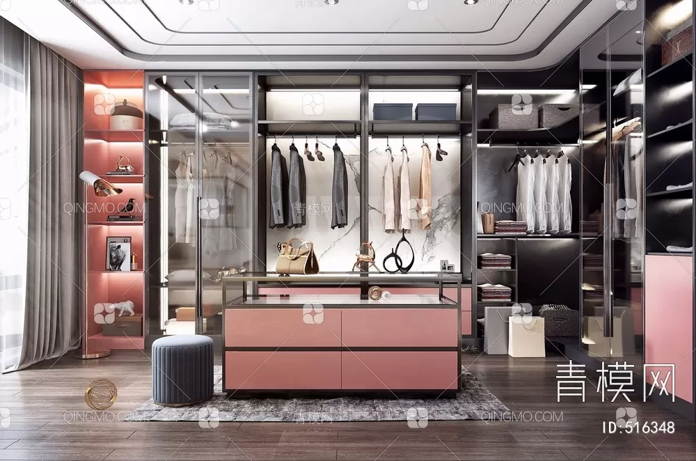 Wardrobe 3D Models – 097