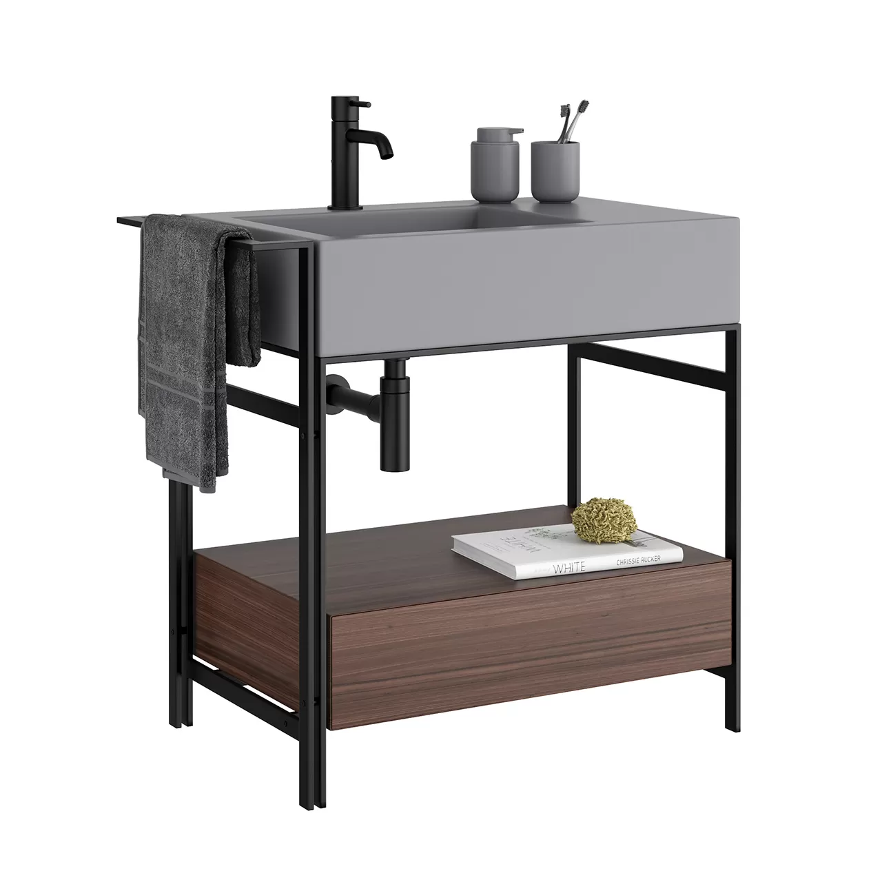 Bathroom – washbasin-with-cabinet-narciso-mini-by-cielo