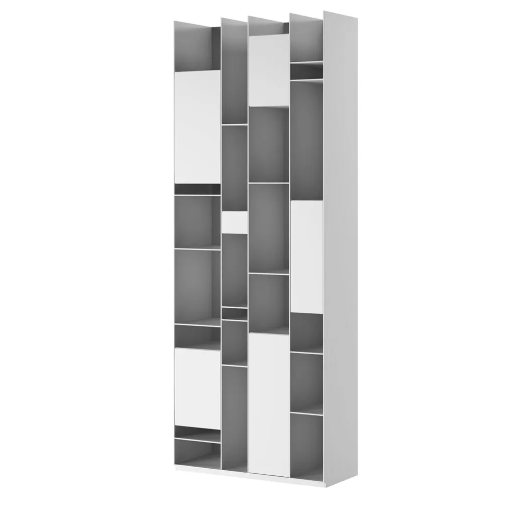 Furniture – random-box-bookcase-with-doors-by-mdf-italia