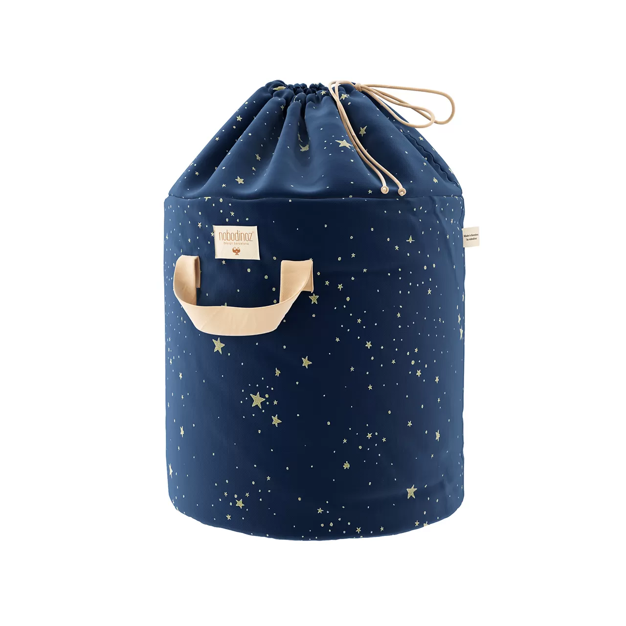 Kids – toy-bag-bamboo-gold-stella-night-blue-by-nobodinoz