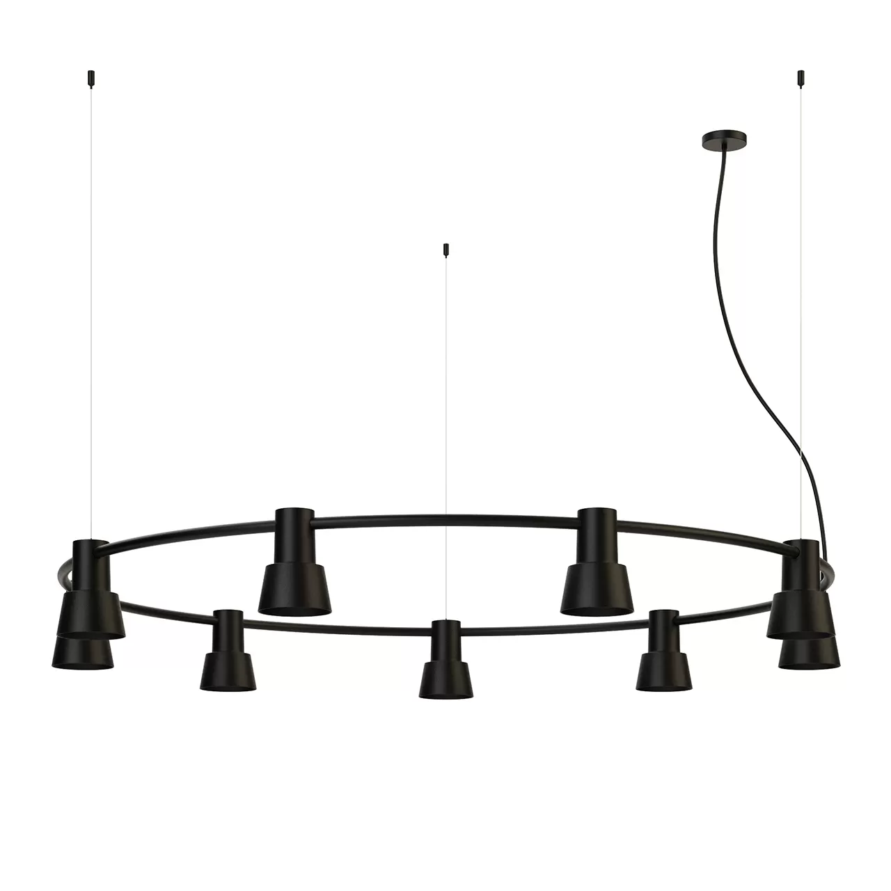 Lighting – compose-rail-circle-pendant-light-small-metal-shade-by-zero