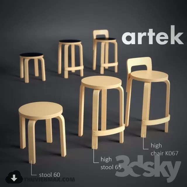 CHAIR – ARMCHAIR – 3DSKY – 080