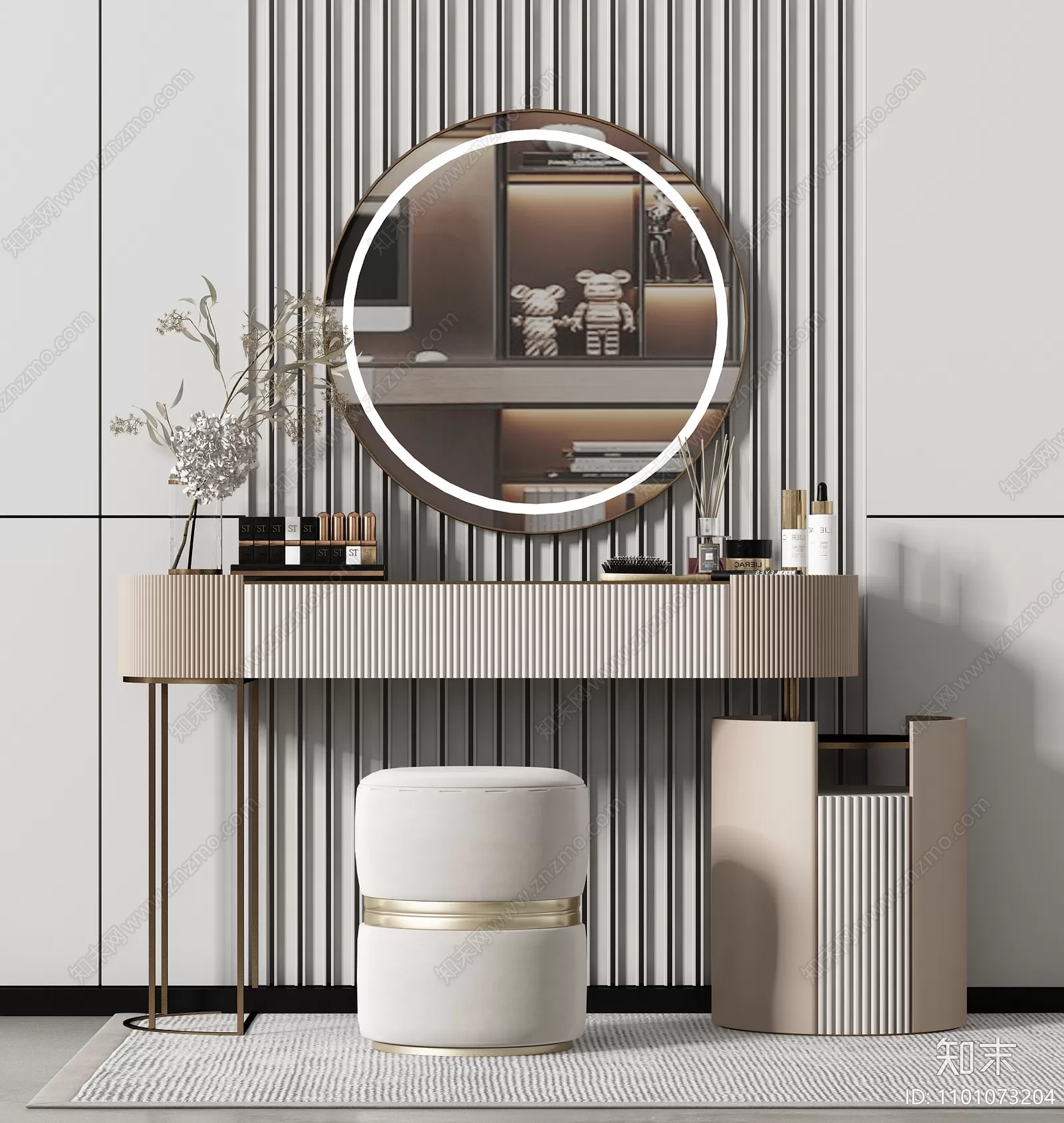 3ds Max Files – Model – 12 – Dressing Table – 6 – Dressing Table By Nguyen Ngoc Tung