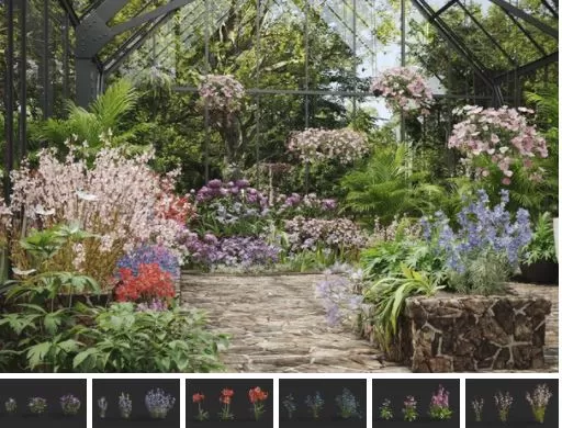 3ds Max Files – Model – 14 – Plant Model – 14 – Plant Models By NguyenHa