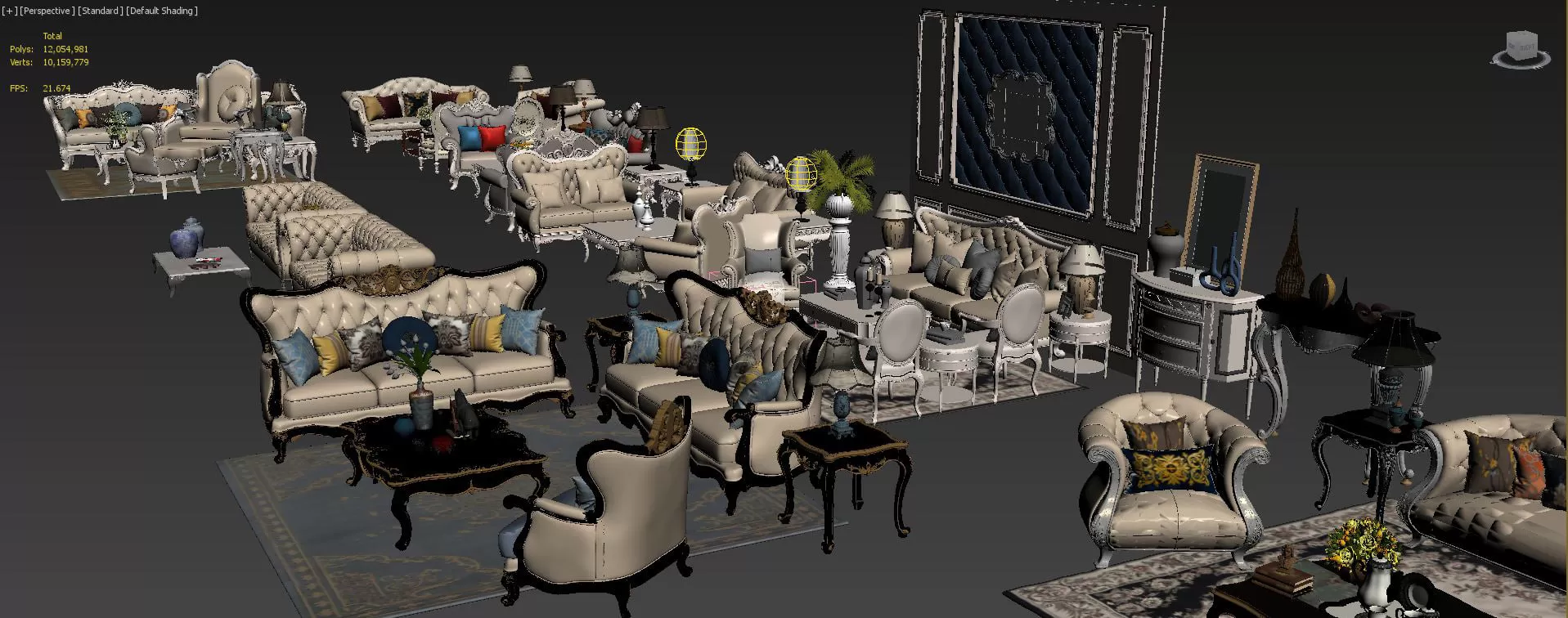 3ds Max Files – Model – 18 – Sofa Model – 14 – Sofa Model by Phong Ngu