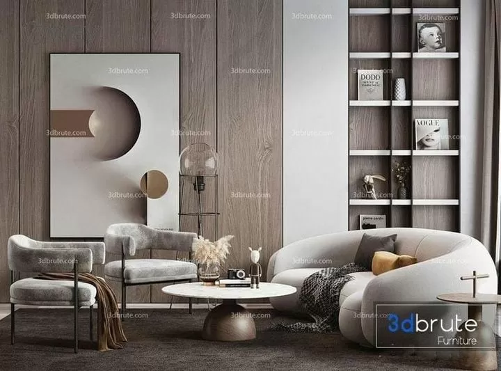 3ds Max Files – Model – 18 – Sofa Model – 5 – Sofa Model by 3dbrute