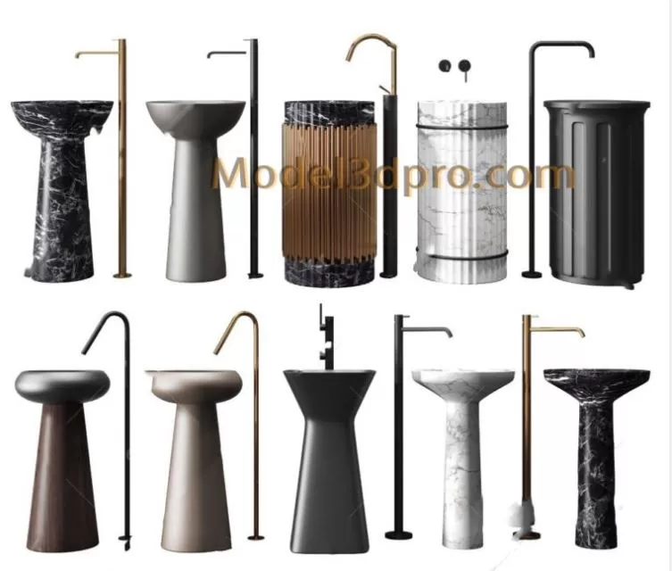 3ds Max Files – Model – 24 – Bathroom Model – 12 – Bathrrom Model by x