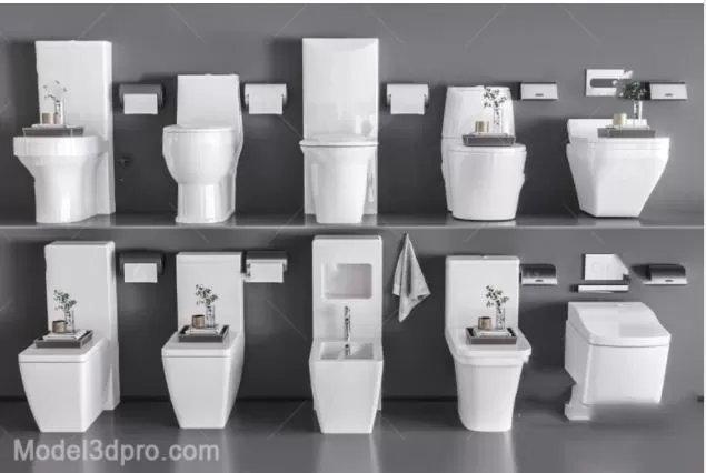 3ds Max Files – Model – 24 – Bathroom Model – 19 – Bathrrom Model by x