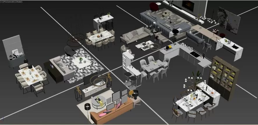 3ds Max Files – Model – 26 – Dinner Table Model – 13 – Dinner Table Model by DoanNguyen