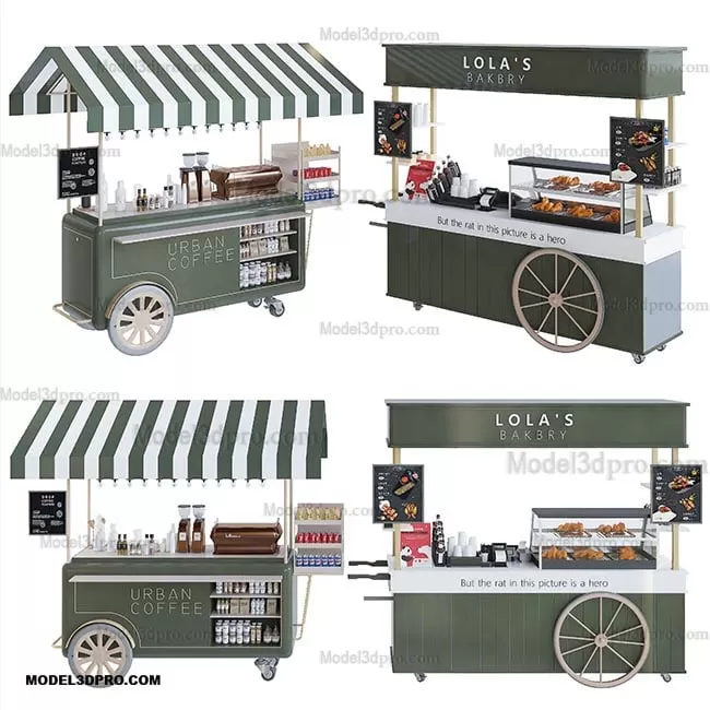 3ds Max Files – Model – 33 – Coffee Mobile – 1 – Coffee Mobile by Minh Nguyen