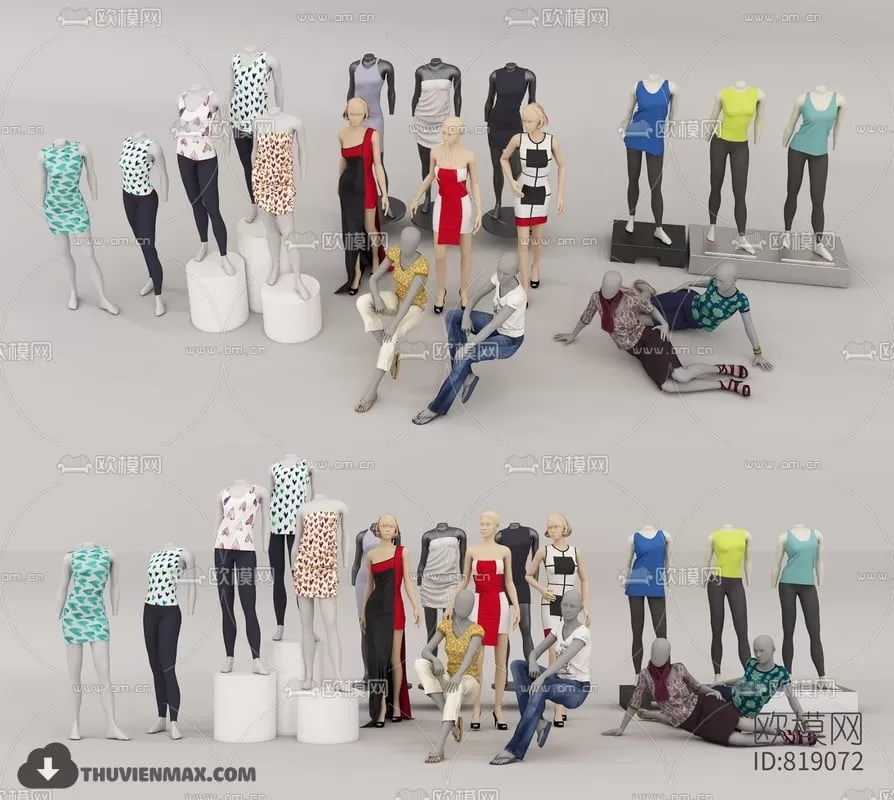 3ds Max Files – Model – 7 – People Model – 1 – People Model by Phong Ngu