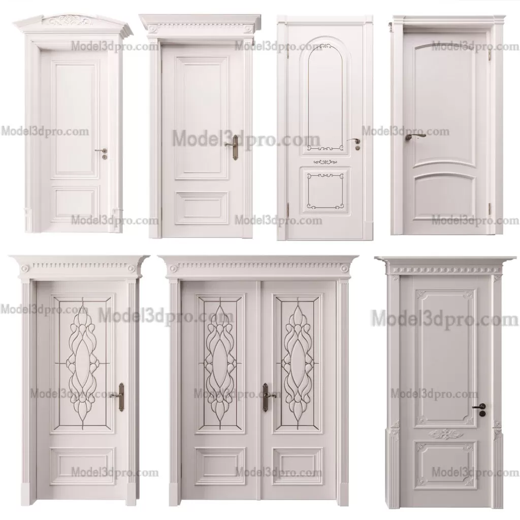 3ds Max Files – Model – 9 – Door – 5 – Door Model by x