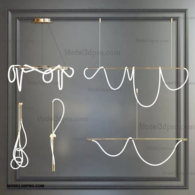 3ds Max Files – Model – 27 – Light Model – 4 – Dangling Light – 16 – Light Model by Minh Nguyen