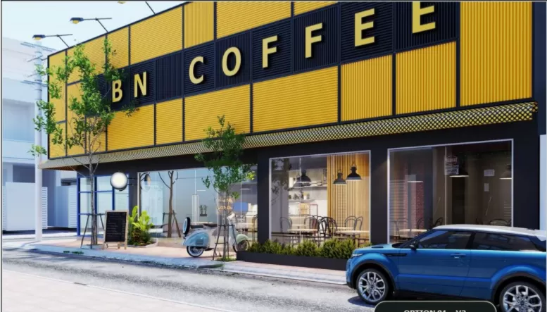 3ds Max Files – Scene – Exterior Scene – 20 – Exteriors Coffee Scene