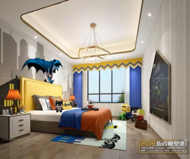 3ds Max Files – Scene – Interior scene – 1 – Childroom Scene – 14 – Childroom by PHÒNG TR? EM