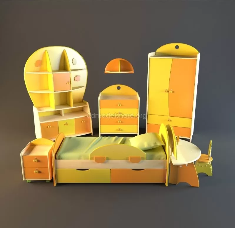 3ds Max Files – Scene – Interior scene – 1 – Childroom Scene – 16 – Childroom by PHÒNG TR? EM