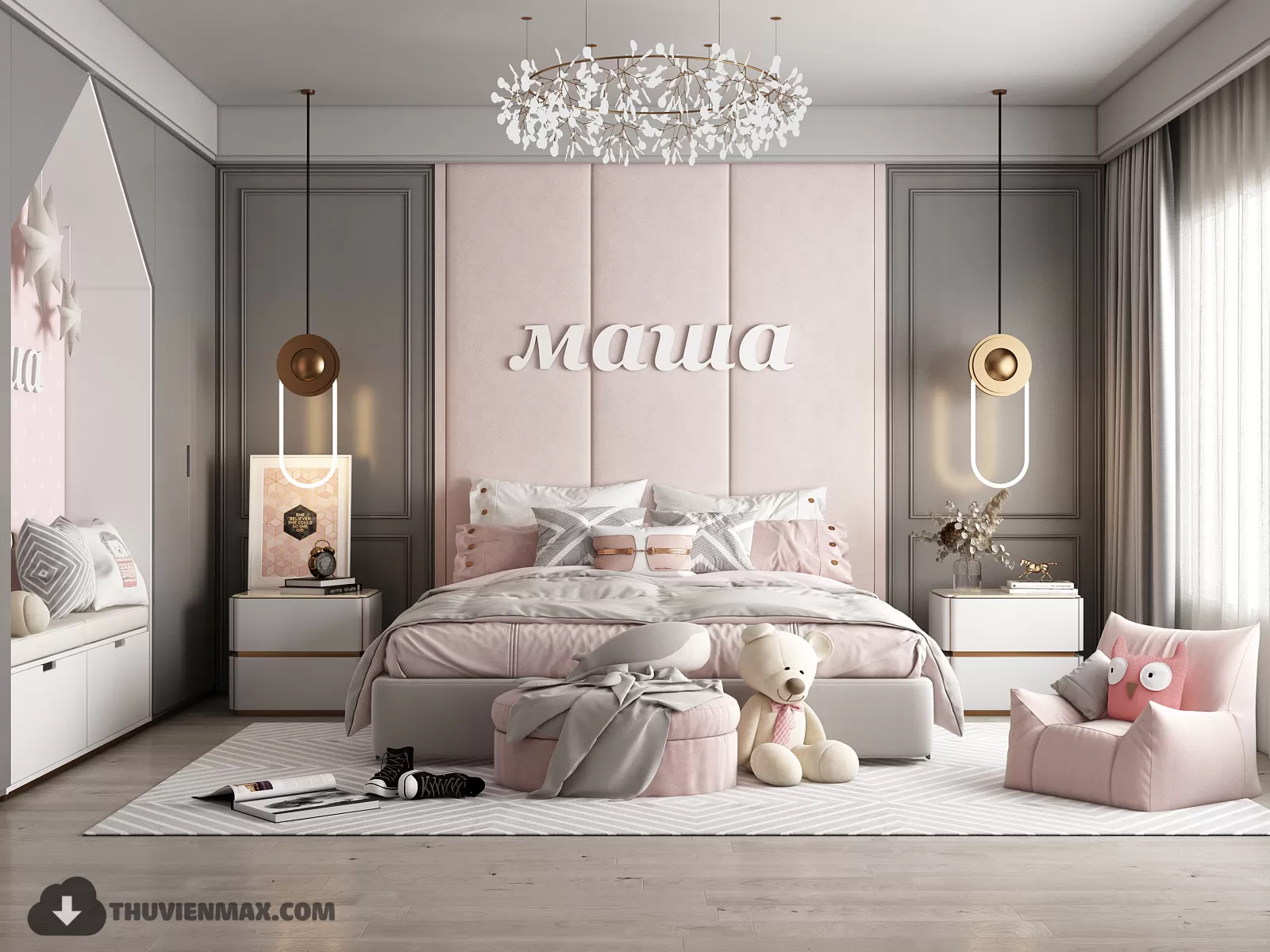 3ds Max Files – Scene – Interior scene – 1 – Childroom Scene – 25 – Childroom Scene by By HieuCung