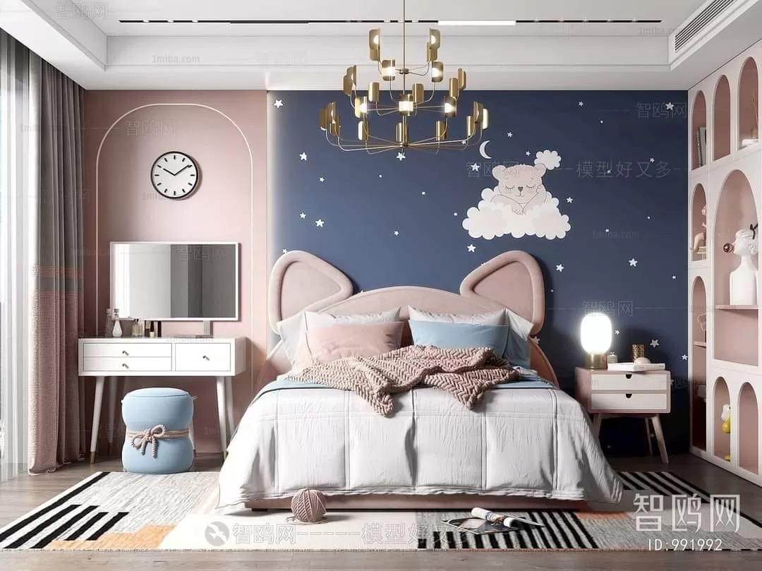 3ds Max Files – Scene – Interior scene – 1 – Childroom Scene – 27 – Childroom Scene by By HieuCung