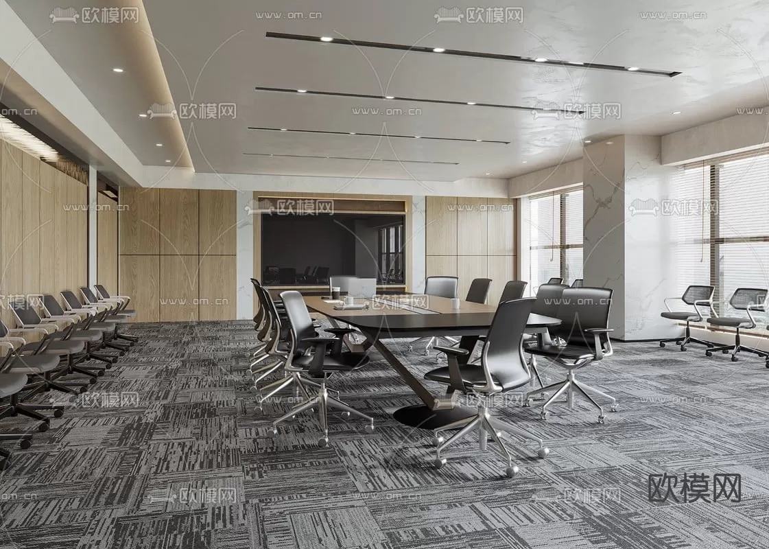 3ds Max Files – Scene – Interior scene – 10 – Office Scene – 2 – Office Scene by D??ng Bùi