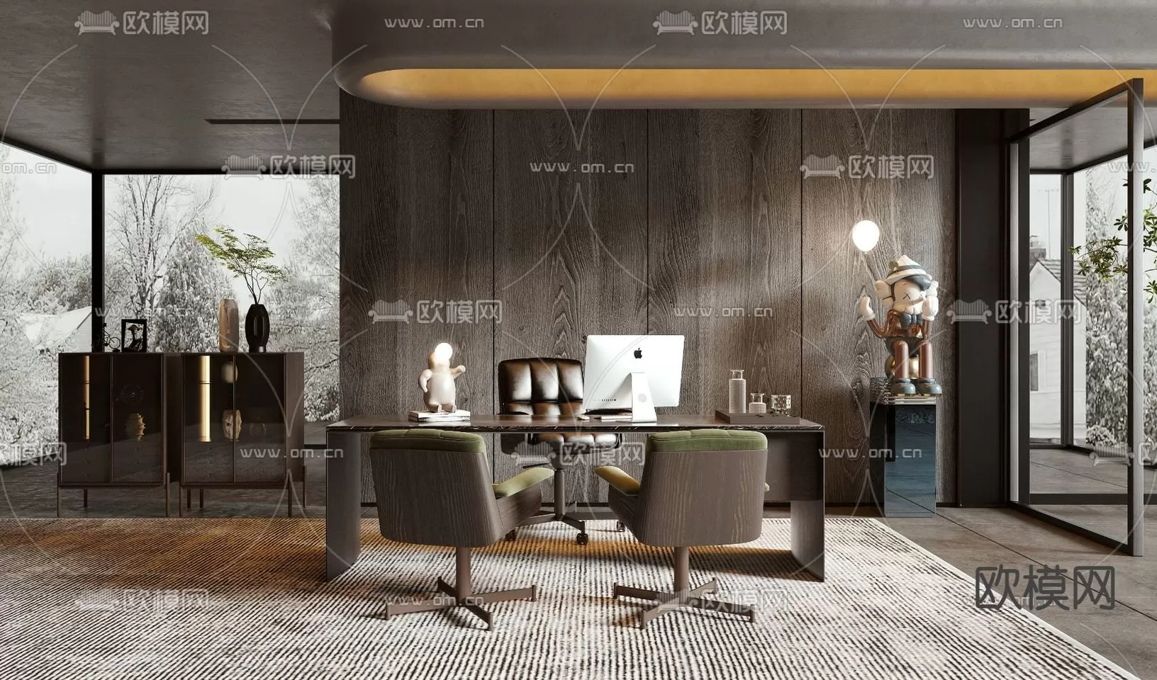 3ds Max Files – Scene – Interior scene – 11 – Study Room – 1 – Study Room by Minh Nguyen