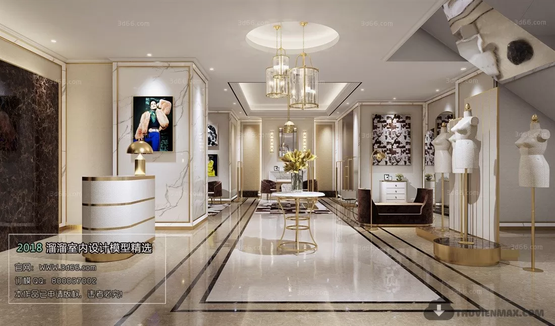 3ds Max Files – Scene – Interior scene – 15 – Shopping Centre Scene – 9 – Shopping centre By V? Huy Hi?n