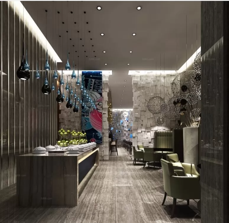 3ds Max Files – Scene – Interior scene – 3 – Cafe Scene – 4 – Cafe Scene By NguyenMinhDuc 3