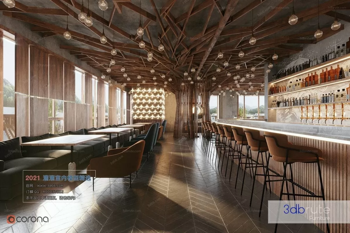 3ds Max Files – Scene – Interior scene – 3 – Cafe Scene – 8 – Cafe Scene By NguyenMinhDuc 3