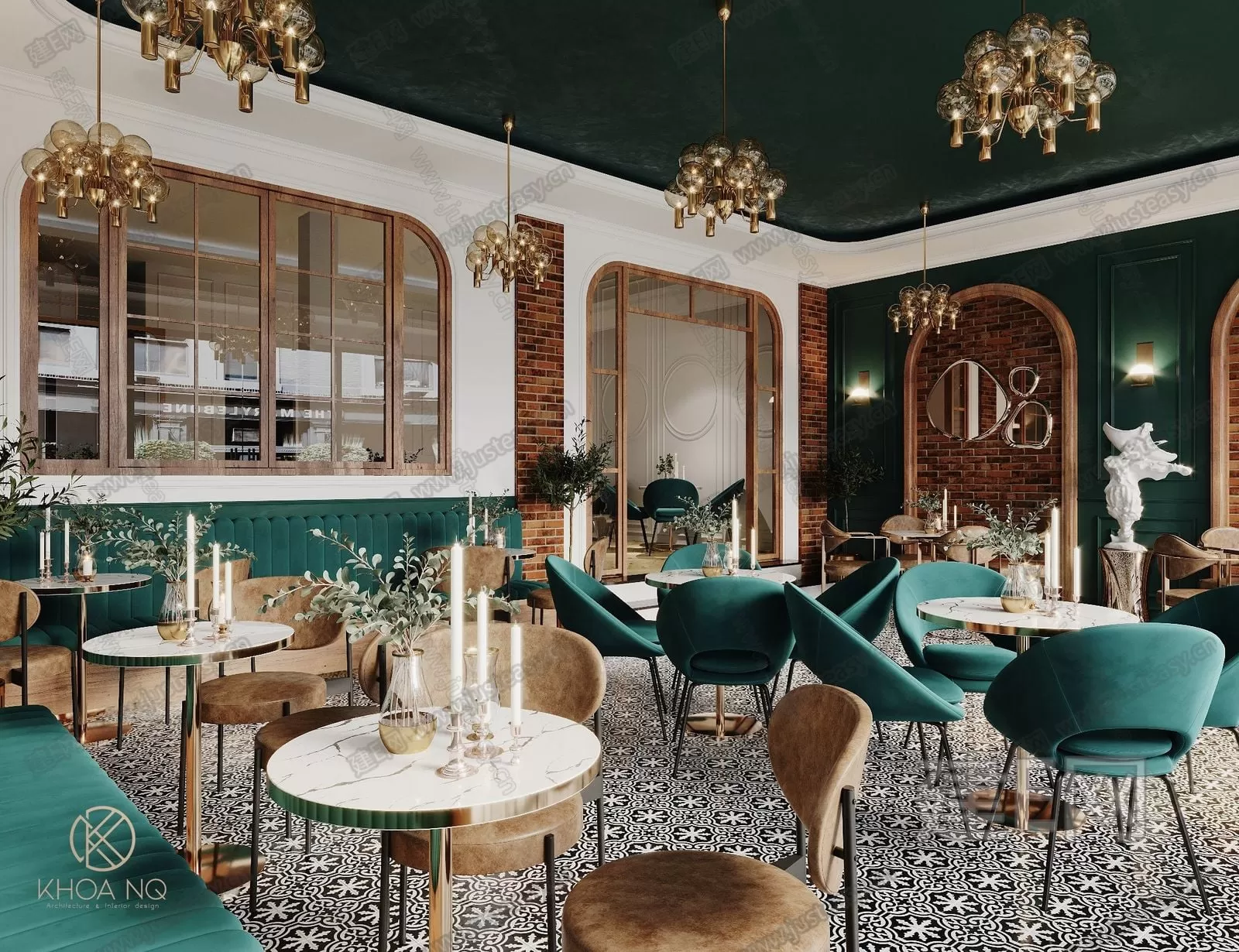 3ds Max Files – Scene – Interior scene – 3 – Cafe Scene – 9 – Cafe Scene By NguyenMinhDuc 3