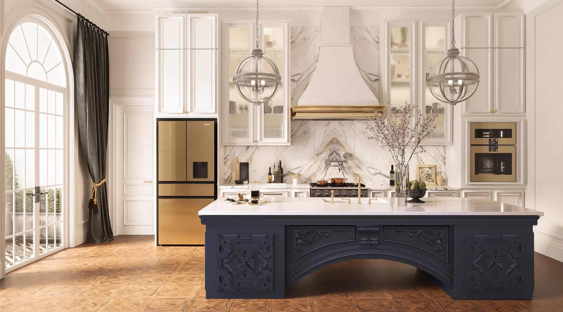 3ds Max Files – Scene – Interior scene – 4 – Kitchen Scene – 1 – Kitchen Scene by Lê Huy Hi?u