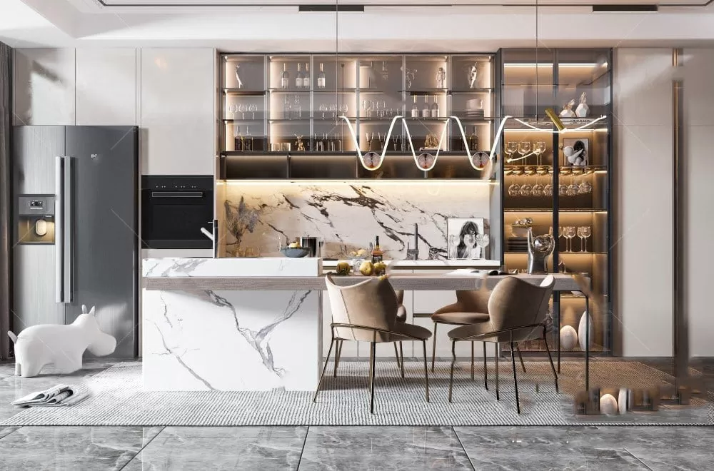 3ds Max Files – Scene – Interior scene – 4 – Kitchen Scene – 13 – Kitchen Scene by NicNguyen